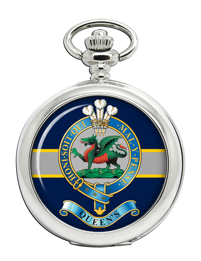 Queen's Regiment, British Army Pocket Watch | eBay
